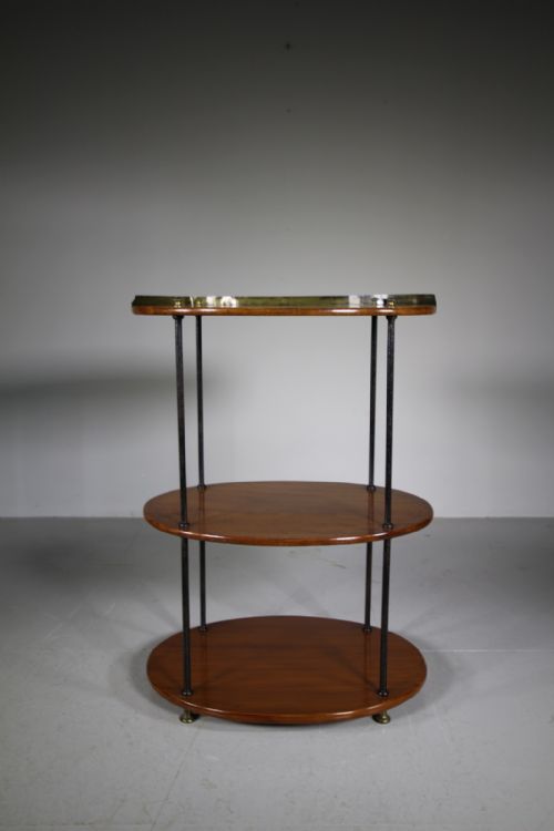 English 19th Century Antique Campaign Tiered Stand