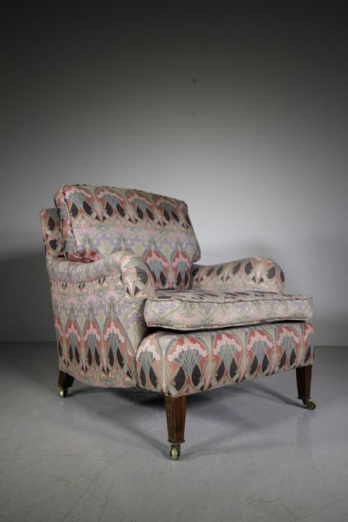 19th Century Antique Howard & Sons Bridgewater Armchair