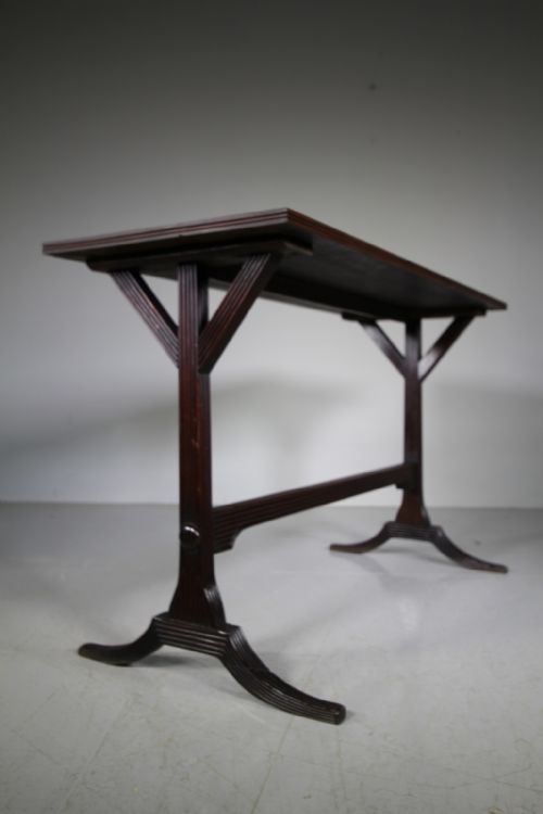 English 19th Century Antique Mahogany Side Table