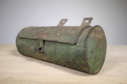 English Toleware Antique Candle Box
