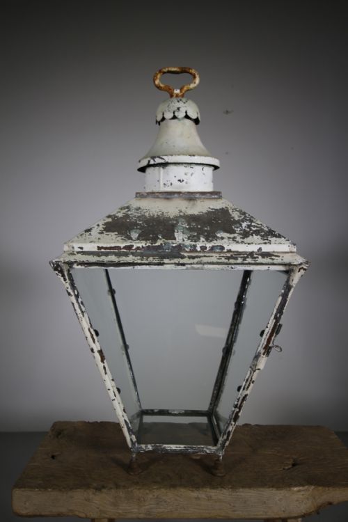 

Large English 19th Century Antique Copper Lantern