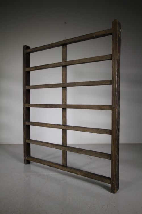 
19th Century Welsh Antique Pine Kitchen Hanging Rack