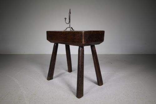 English Early 19th Century Thick Topped Low Side Table