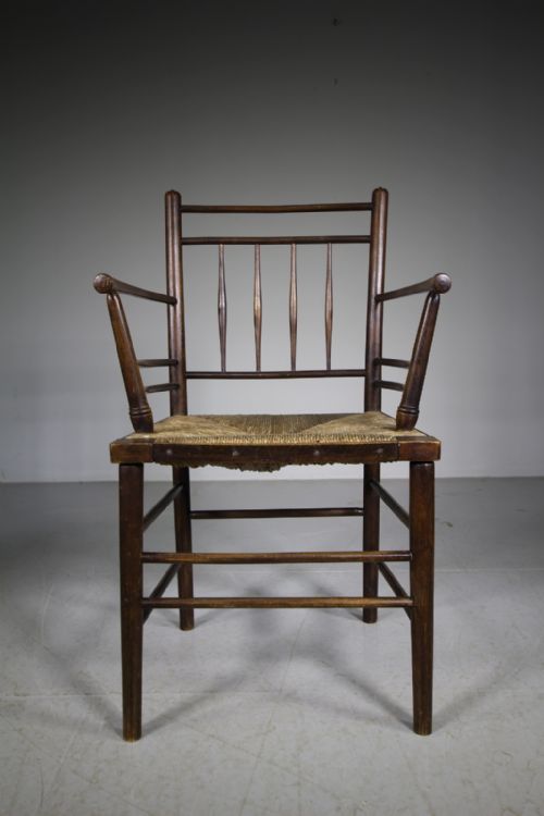 19th Century Morris & Co Antique Sussex Armchair