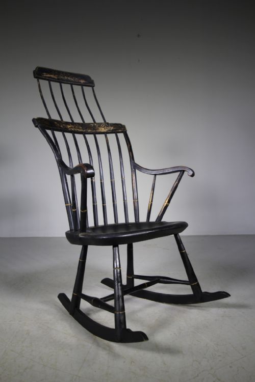 Late 19th Century Antique American Rocking Chair