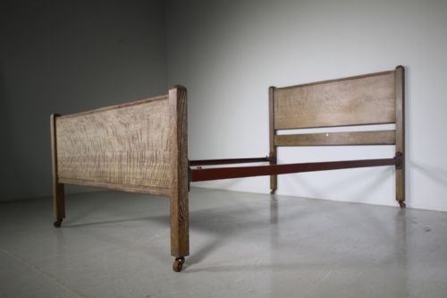 Heals Antique Oak Letchworth Bed