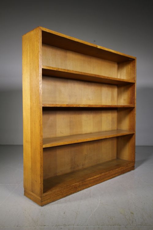 1930'S Gordon Russell Oak Open Bookcase
