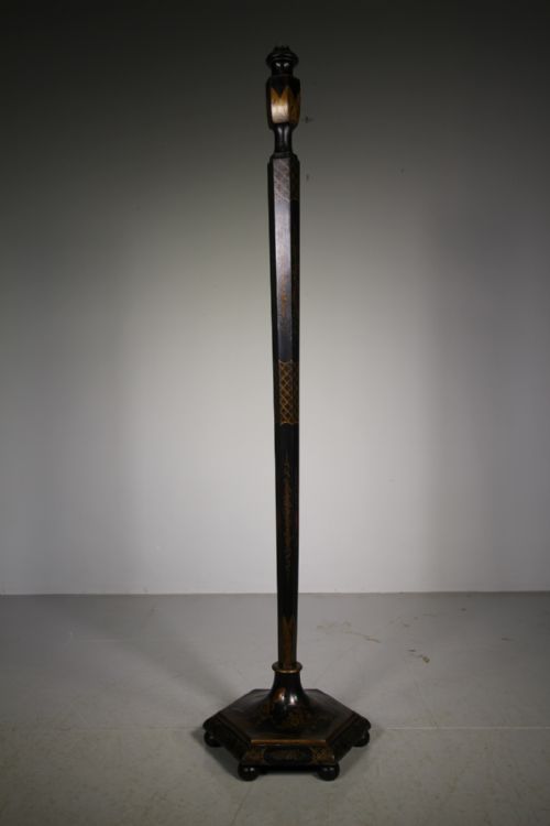 Heals Antique Chinoiserie Floor Lamp – Rewired