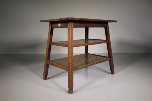 Heals of London 1920’S Tiered Teak Garden Table