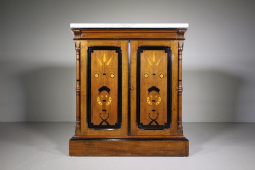 19th Century Antique Aesthetic Period Walnut Cabinet