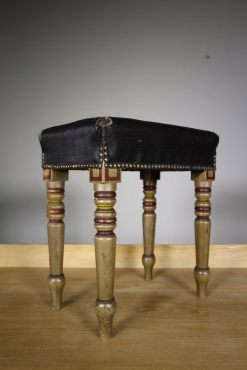 Original Painted Regency Antique Stool