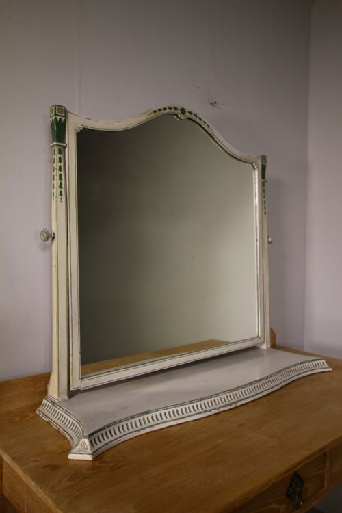 Beautiful Regency Antique Original Painted Vanity Mirror