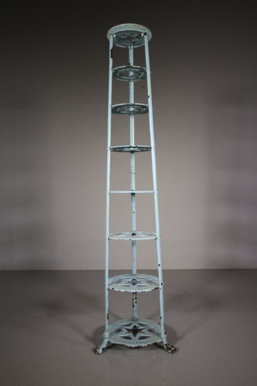 Wonderful 19th Century Antique Iron Pan Stand by Kendrick & Sons
