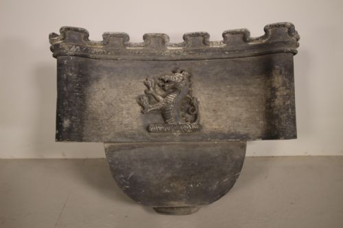 English 19th Century Antique Lead Dragon Hopper