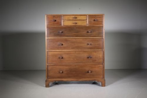 Large Heals Antique Walnut Chest of Drawers – Labelled