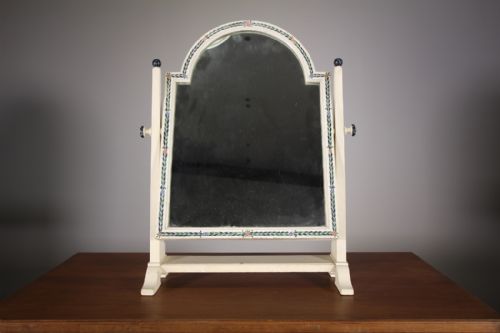 Very Rare Unique Heals Antique Dressing Mirror in Original Paint