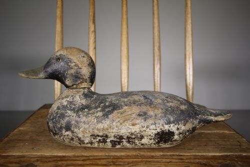 English 19th Century Antique Decoy Duck in Original Paint