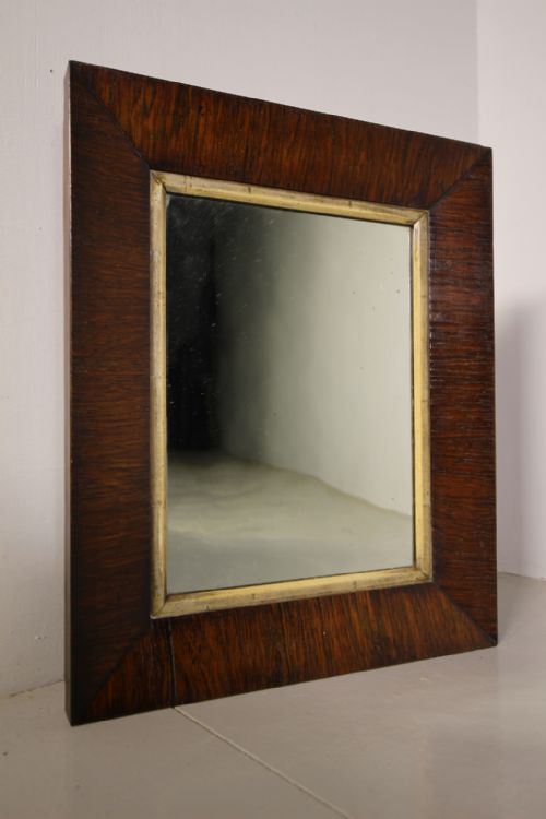 Beautiful English Regency Antique Rosewood Mirror
