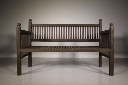 Heals of London Edwardian Teak Garden Bench Seat