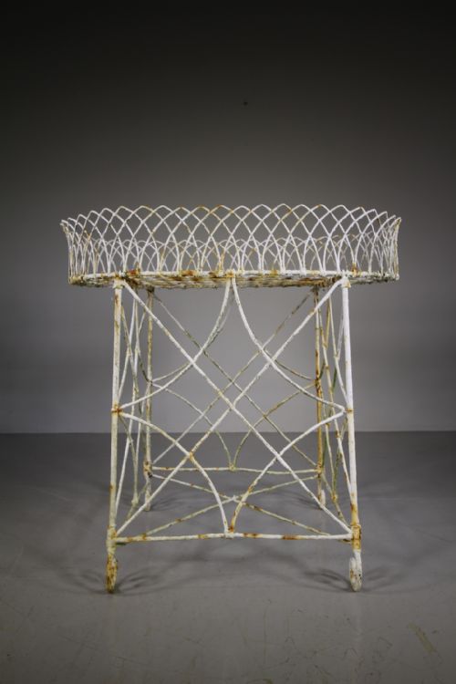 Very Large English Antique Wirework Planter / Jardiniere