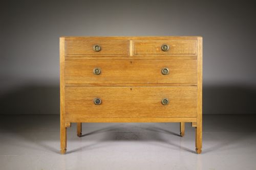 1920’S Bath Cabinet Makers Oak Chest of Drawers