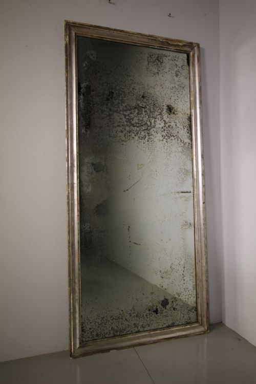 Wonderful 19th Century Antique Silver Gilt Wall Mirror