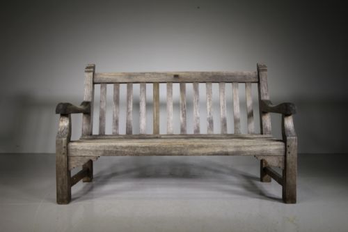 Heals of London 1930’S Teak Garden Bench Seat