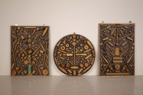 Set Three 1930’S Yorkshire Wood Turning Advertising Boards