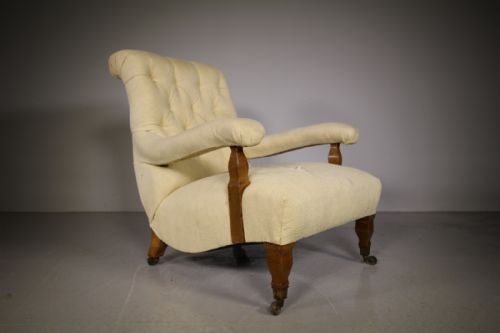 Morris & Co Antique Connaught Armchair by George Jack