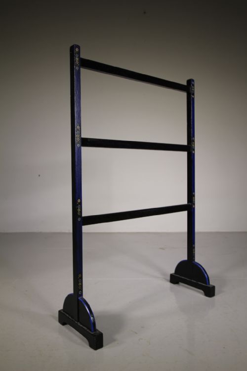 Rare Heals Antique Original Painted Clothes Rail