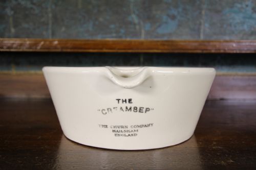 English 19th Century Original Antique Dairy Bowl by Doulton