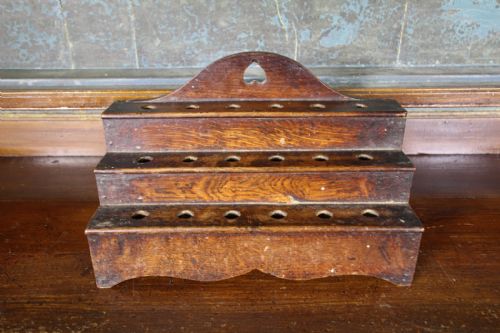 18th Century Welsh Antique Oak Spoon Rack