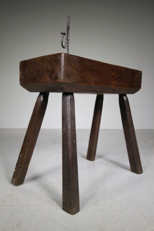 English Early 19th Century Antique Low Side Table