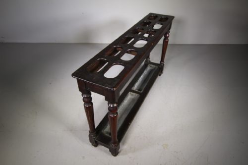 William IV Country House Antique Stick Stand in Mahogany