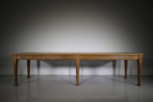 Large English 19th Century Antique Teak Dining Table