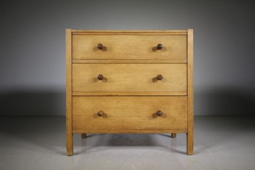 Heals Antique Oak Letchworth Chest of Drawers