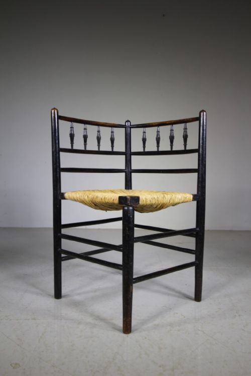 19th Century William Morris Antique Sussex Chair