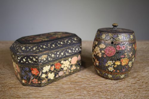 Pair of Decorative 19th Century Antique Kashmiri Boxes