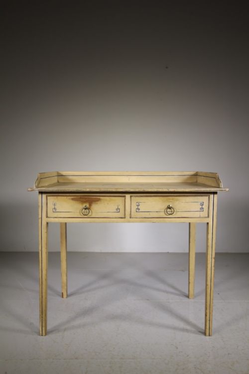 English Regency Original Painted Pine Antique Side Table