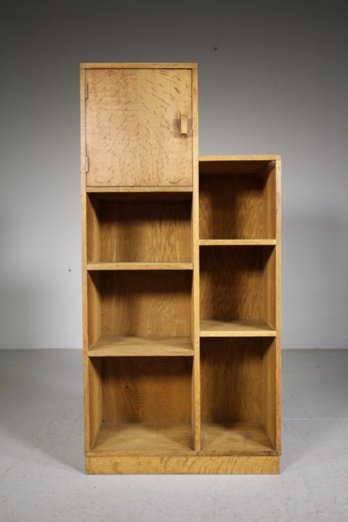 Heals 1920’S Oak Stepped Bookcase