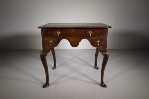 18th Century Antique Oak English Lowboy Table