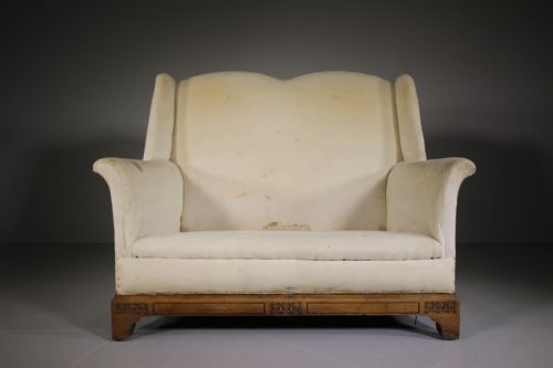 Liberty London 19th Century Upholstered Antique Sofa