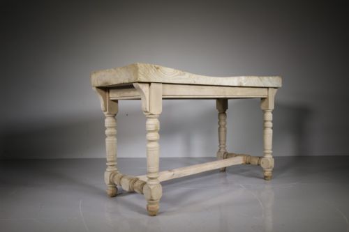 English 19th Century Antique Butchers Kitchen Table