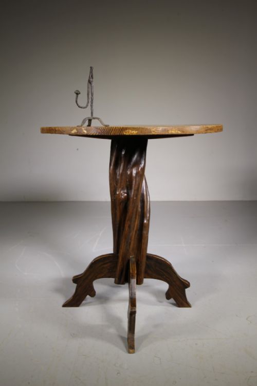 19th Century Rustic Natural Antique Side Table