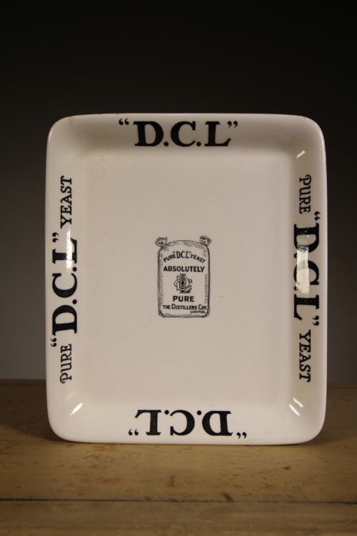 English Antique Creamware D.c.l. Pure Yeast Plate