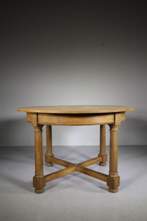 Gillows 19th Century Antique Oak Table
