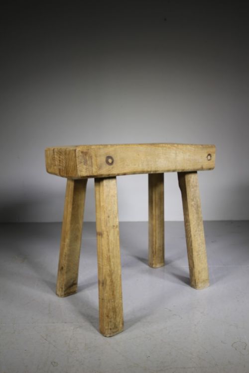 Edwardian Antique Kitchen Block Table