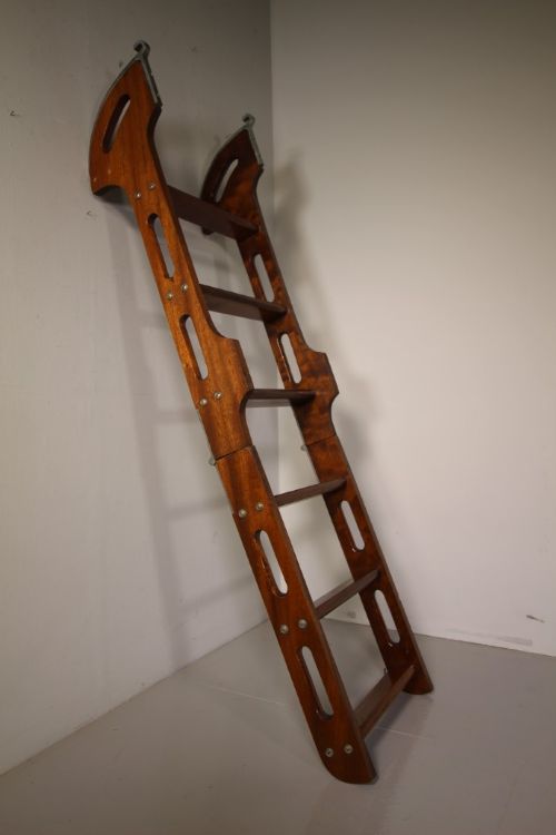 High Quality Pair of Antique Folding Ships Ladders