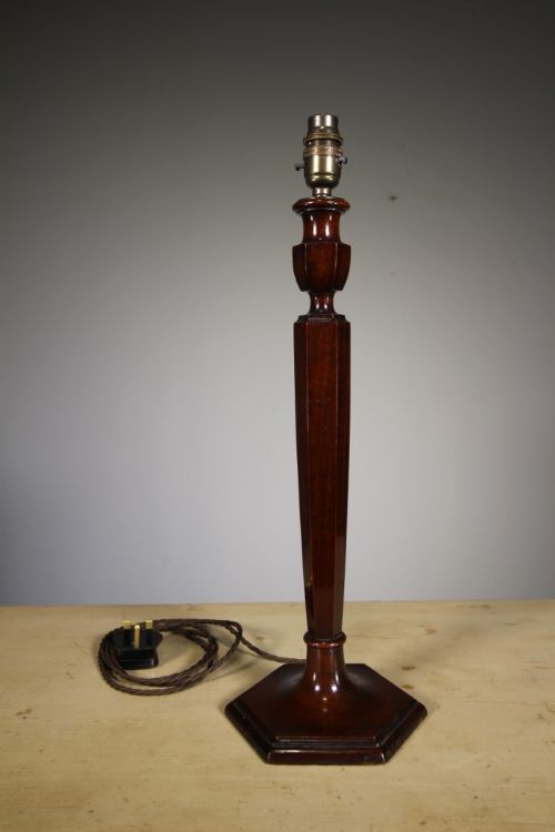 
Heals Antique Walnut Table Lamp