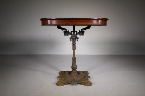 
English 19th Century Antique Iron Tavern Table